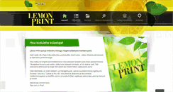 Desktop Screenshot of lemonprint.ee